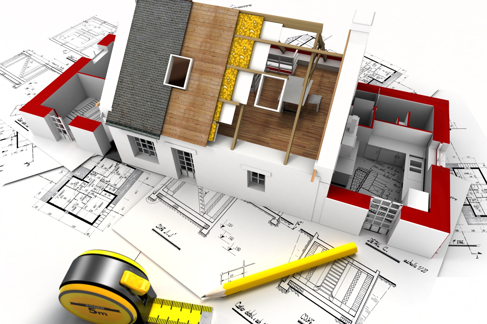 Obliczenia dotyczące pokrycia dachu dla nowego domu znajdują się w projekcie budowlanym