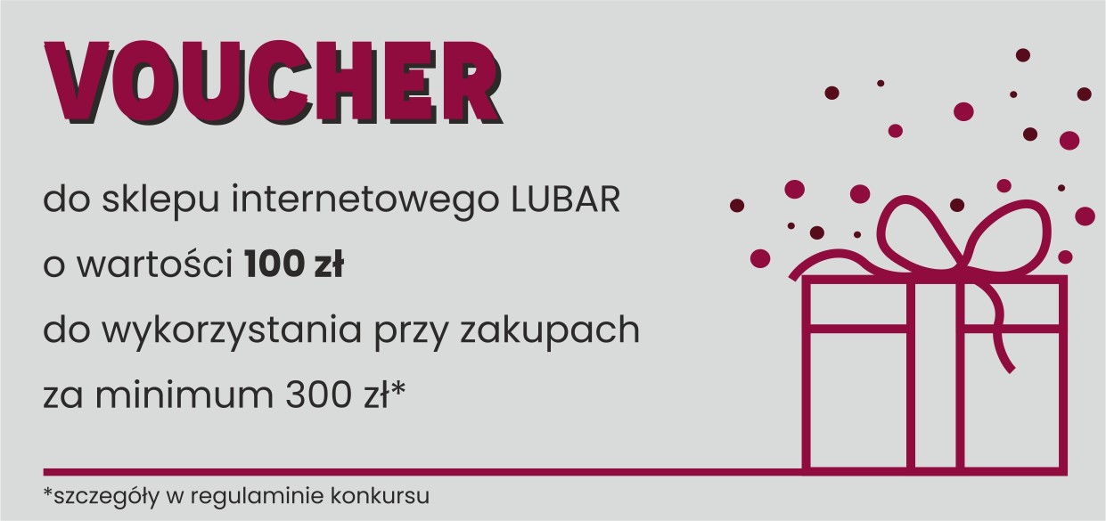 Voucher do sklepu internetowego LUBAR - nagroda w konkursie na nazwę ronda LUBAR