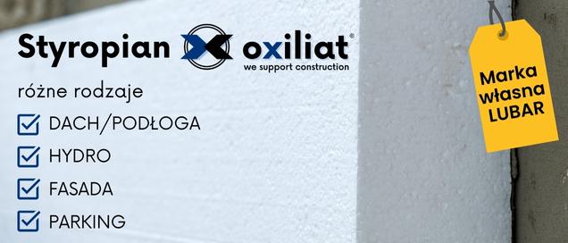 Styropian 10, 5, 15,20 cm Oxiliat - marka własna Lubar