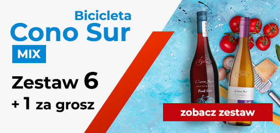Cono Sur Bicicleta - zamów mix 6 wina a otrzymasz dodatkowe wino za 1 grosz