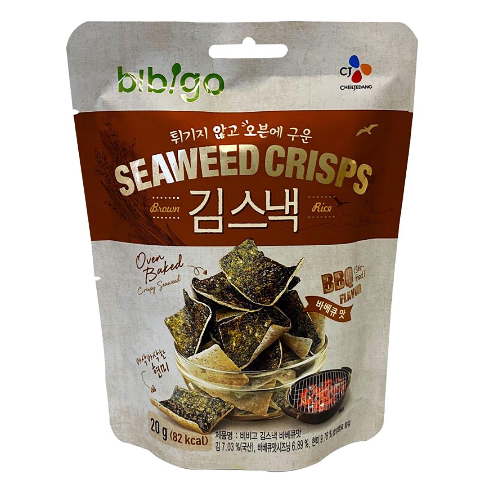 Bibigo BBQ Seaweed Rice Crisps 20g/20 p Kuchnie Świata SA